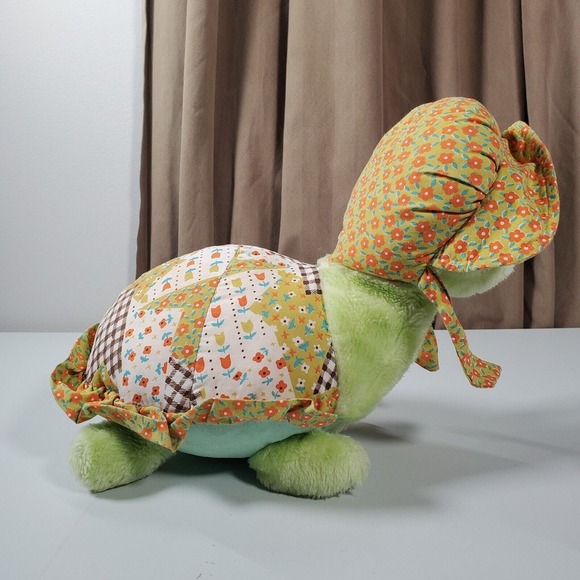 Vintage Knickerbocker Animals of Distinction Turtle Plush Stuffed Animal 14 Inch - Picture 2 of 13